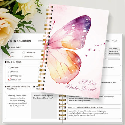 Aura Skincare Journal | A5 Daily Routine Tracker for Women and Teens 9