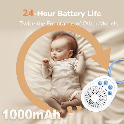 Bamboo White Noise Machine | Portable USB Rechargeable Sound Machine for Sleep 5