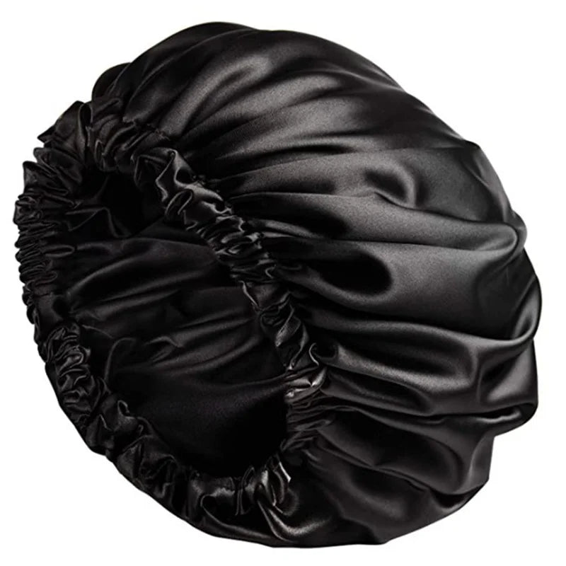 Breezy Silk Bonnet | Double Layer Silk Night Cap for Curly Hair 5
