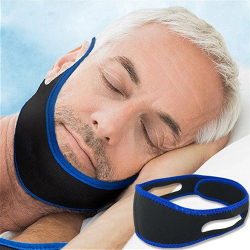 Cura Chin Strap for Snoring | Adjustable Soft Neoprene for Comfortable Sleep 0