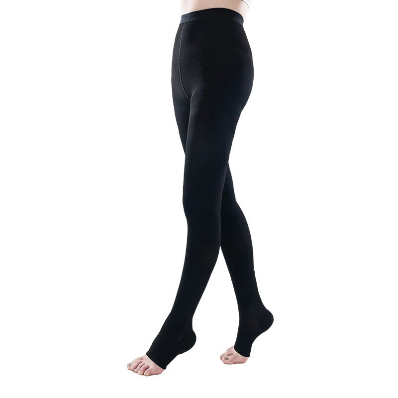 Luxe Compression Stockings for Women | Open Toe, 34-46mmHg, Plus Size 5