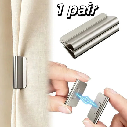 MagiClip Curtain Fasteners | Premium Metal, Powerful Magnetic Hold 0