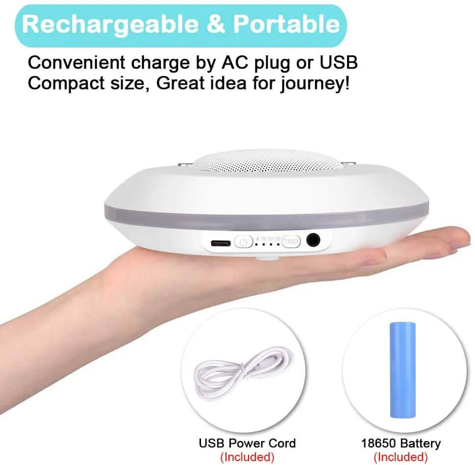 Milo White Noise Machine | Portable Sound Machine for Sleep with 28 Soothing Sounds 5