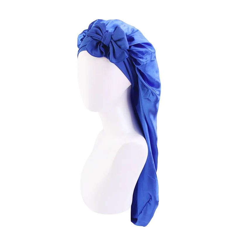 Nora Satin Bonnet | Oversized Sleep Cap for Hair Protection 10