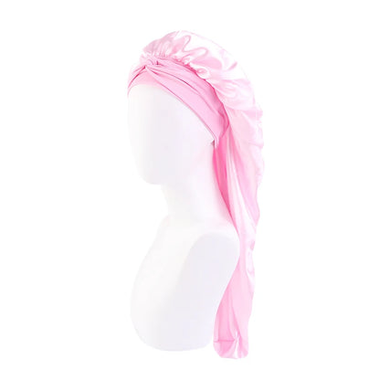 Nora Satin Bonnet | Oversized Sleep Cap for Hair Protection 3