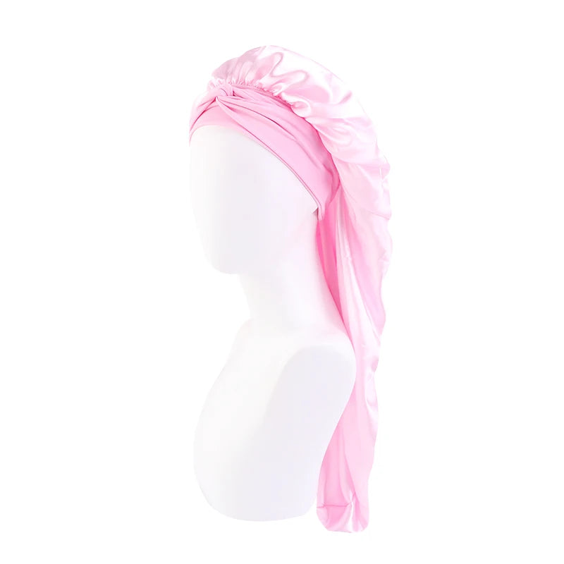 Nora Satin Bonnet | Oversized Sleep Cap for Hair Protection 7