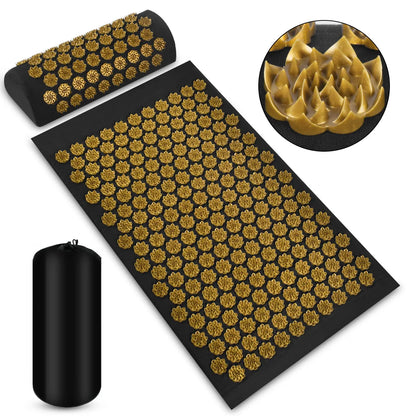 Sensi Acupressure Mat | Cotton & PVC Massage Cushion for Muscle Relief and Relaxation 7