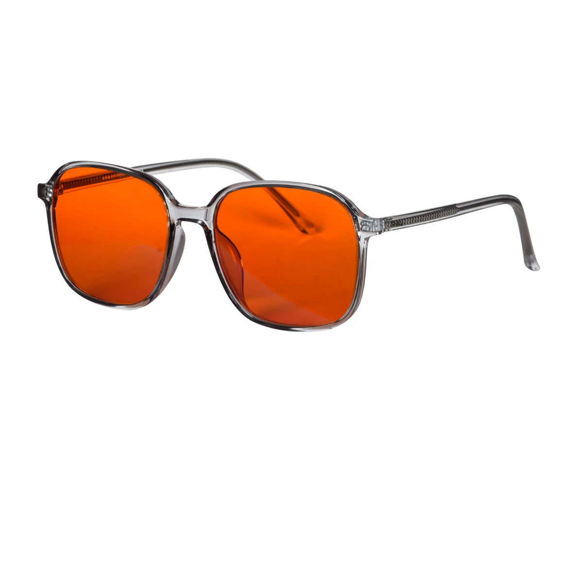 Sleek Y2K Glasses | Blue Light Blocking, Red & Orange Lenses 4
