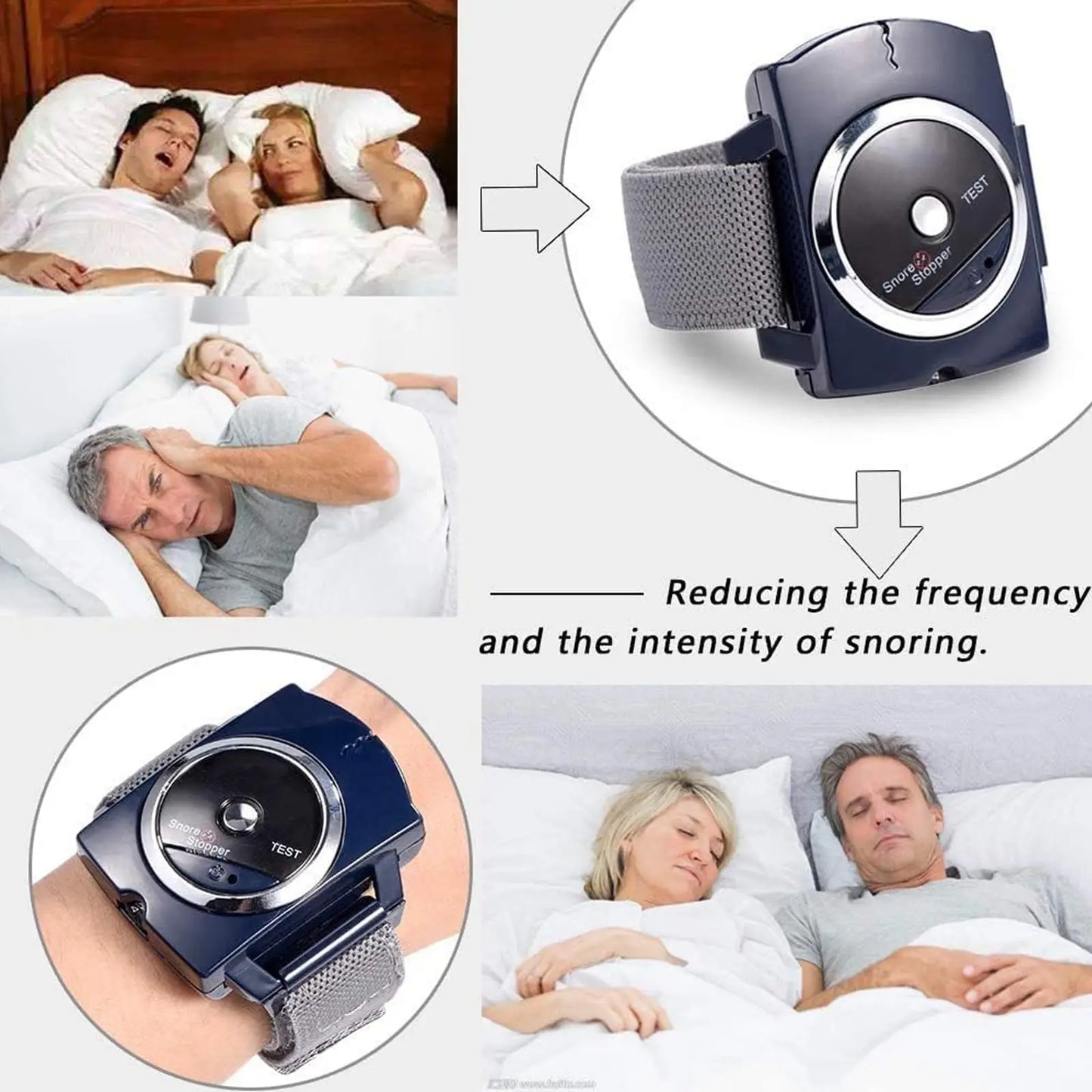 SnoozeGuard Anti-Snore Wristband | Biosensor Sleep Aid for Restful Nights 3