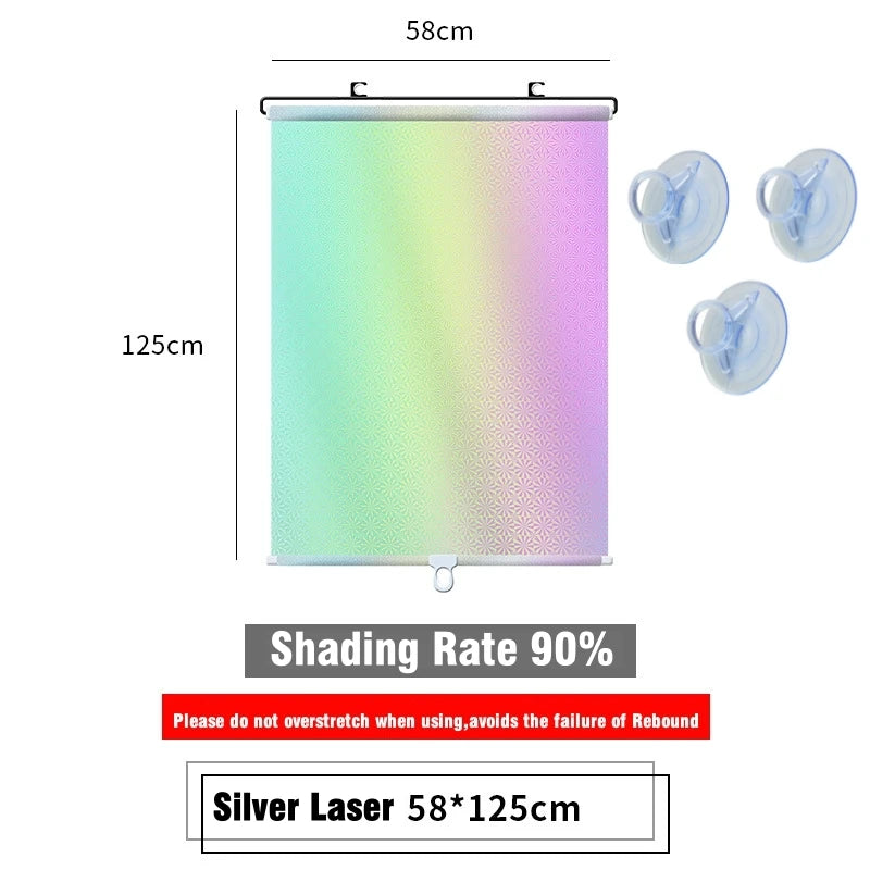 Suna Blackout Roller Shades | Portable, Easy Installation, Adjustable Fit 12