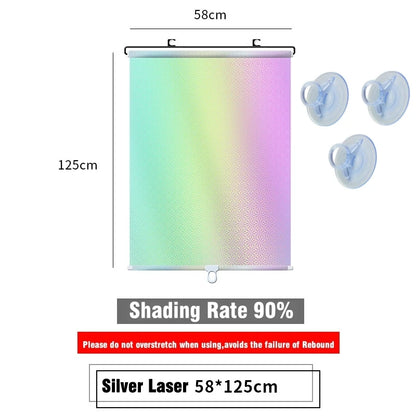 Suna Blackout Roller Shades | Portable, Easy Installation, Adjustable Fit 12