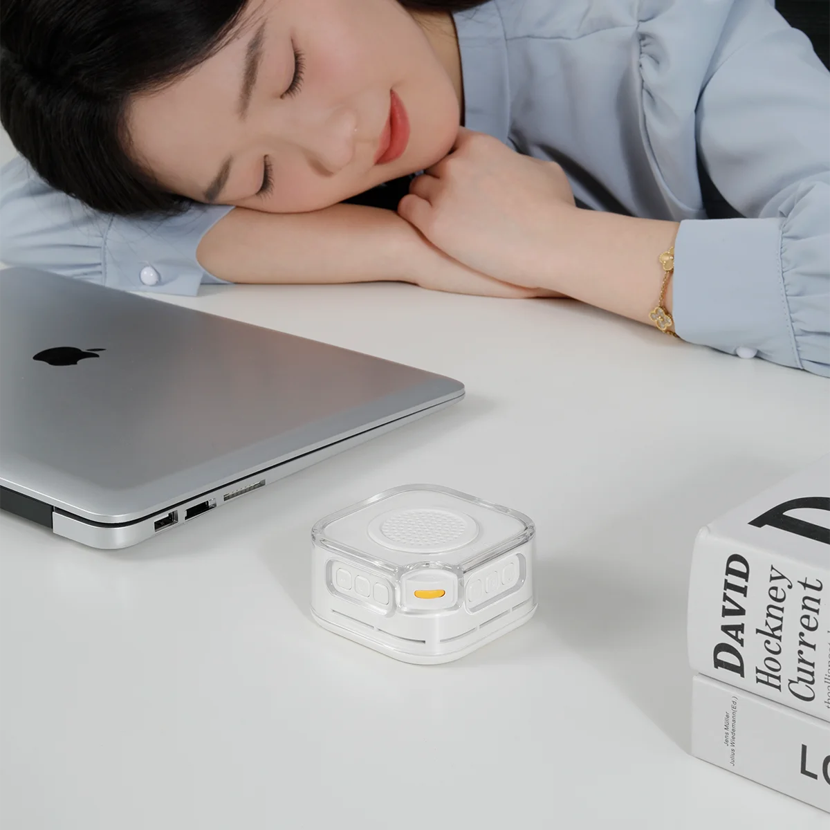 Wavy Sleep Aid Machine | Bluetooth Speaker, Night Light, 28 Sound Effects 1